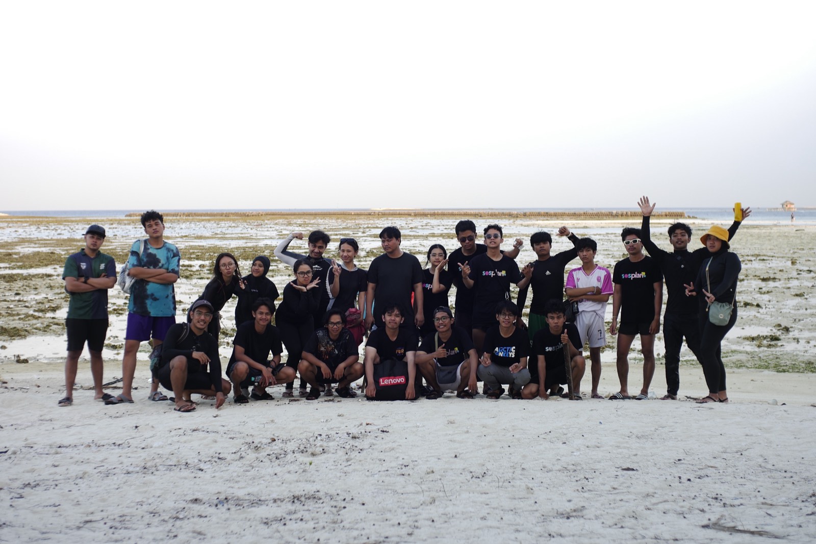 A client team we staffed, together on their company offsite
